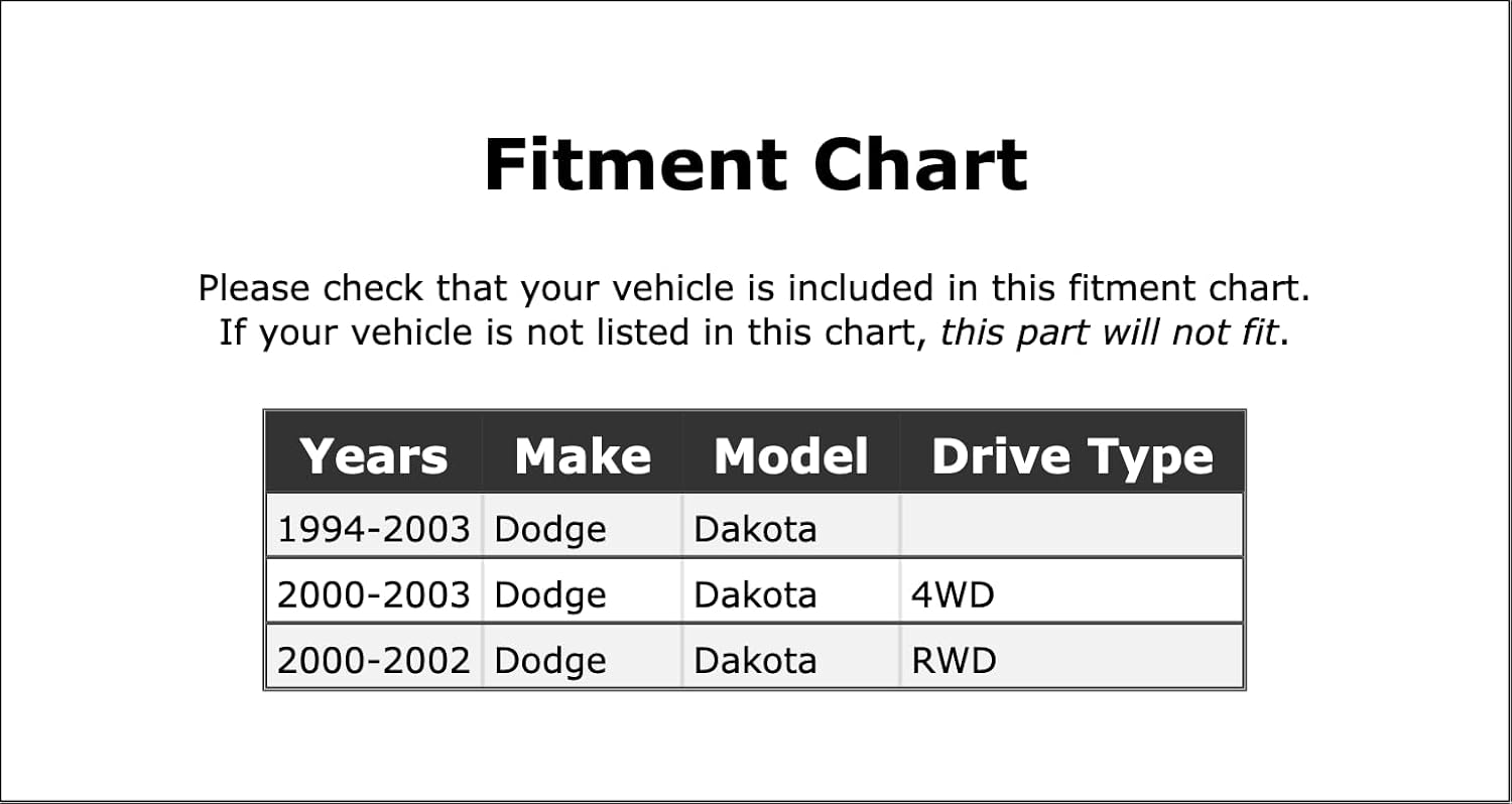 Front OR Front Forward Automatic Transmission Output Shaft Bearing Compatible With Dodge Dakota 1994 1995 1996 1997 1998 1999 2000 2001 2002 2003 PC-452803