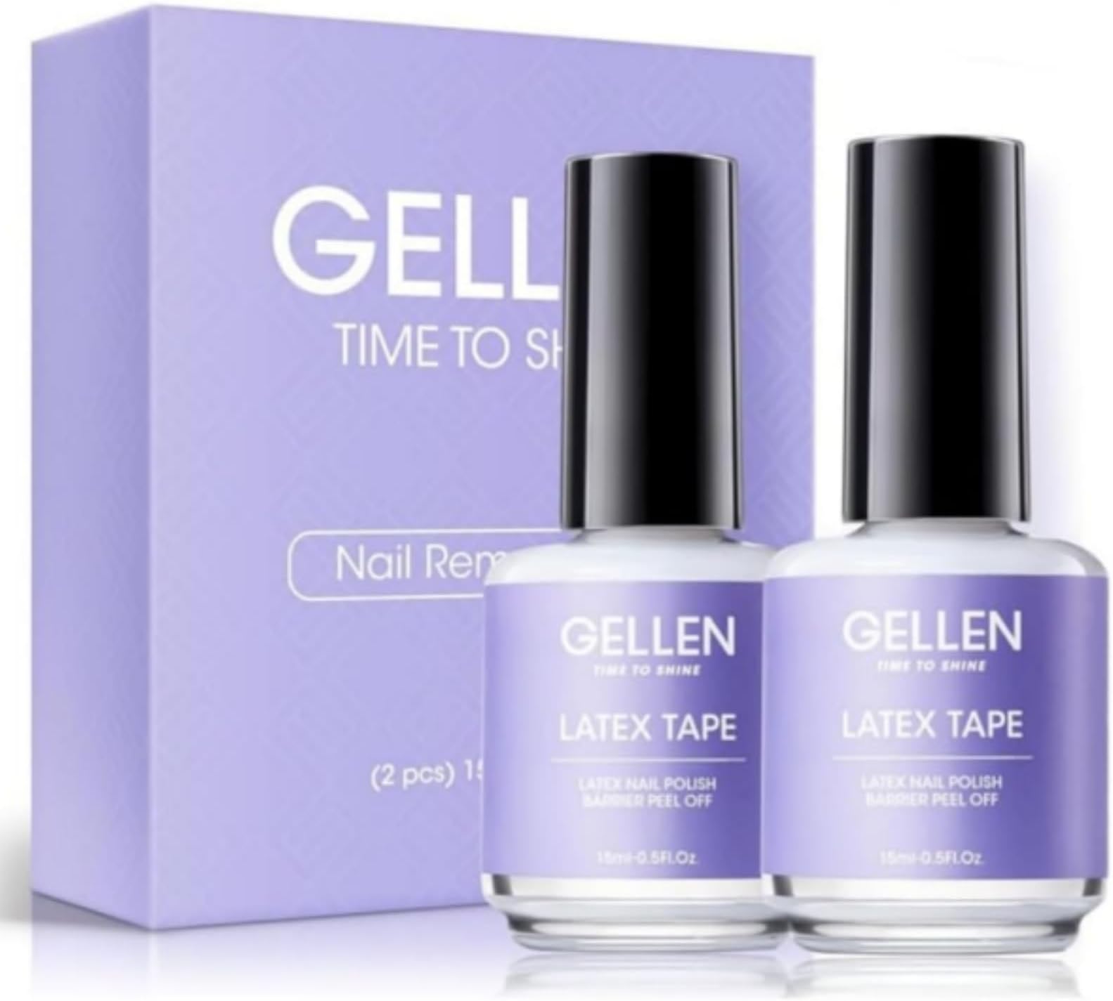 Latex Tape for Nails, Fast Drying Liquid Latex Nail Polish Barrier Peel off Latex Tape Kit Cuticle Guard for Nail Art Liquid Latex Barrier Protector