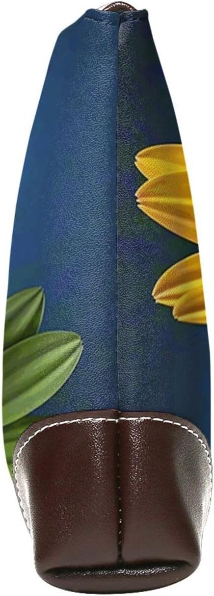 Flower Leather Wristlet Wallet Clutch Purse for Women Handbags Travel Credit Card Holder Phone Bags