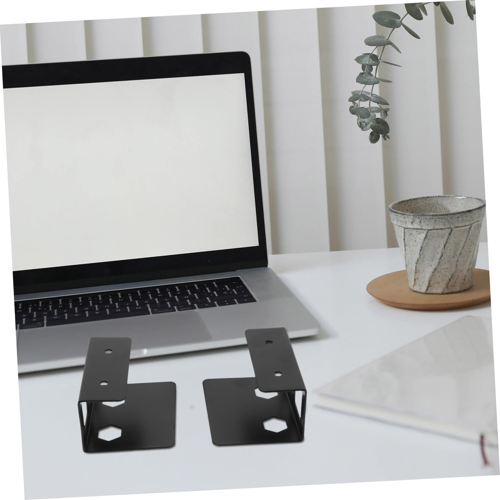 1set Supporto Per Laptop Da Scrivania Con Ripiano Sottostante Organizzatore Per Computer Portatili e Tastiere Facile Da Installare Protezione Per Scrivania