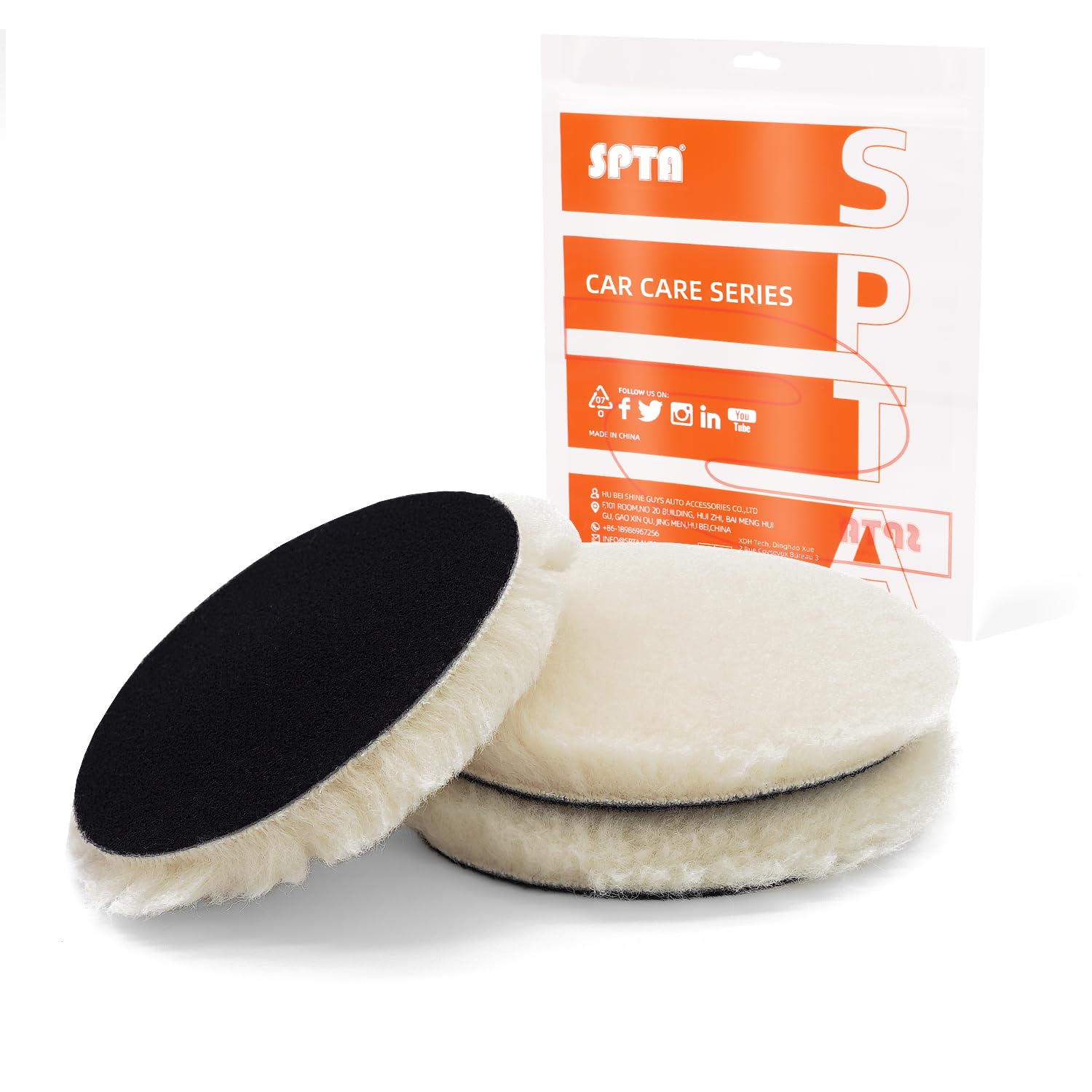 SPTA Wool Buffing Polishing Pads - body repair tools | Mubboo