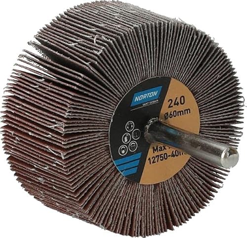 Norton Schmirgelpapier R207 – Bürste mit Umreifung Durchmesser 60 x 30 x 6 G240