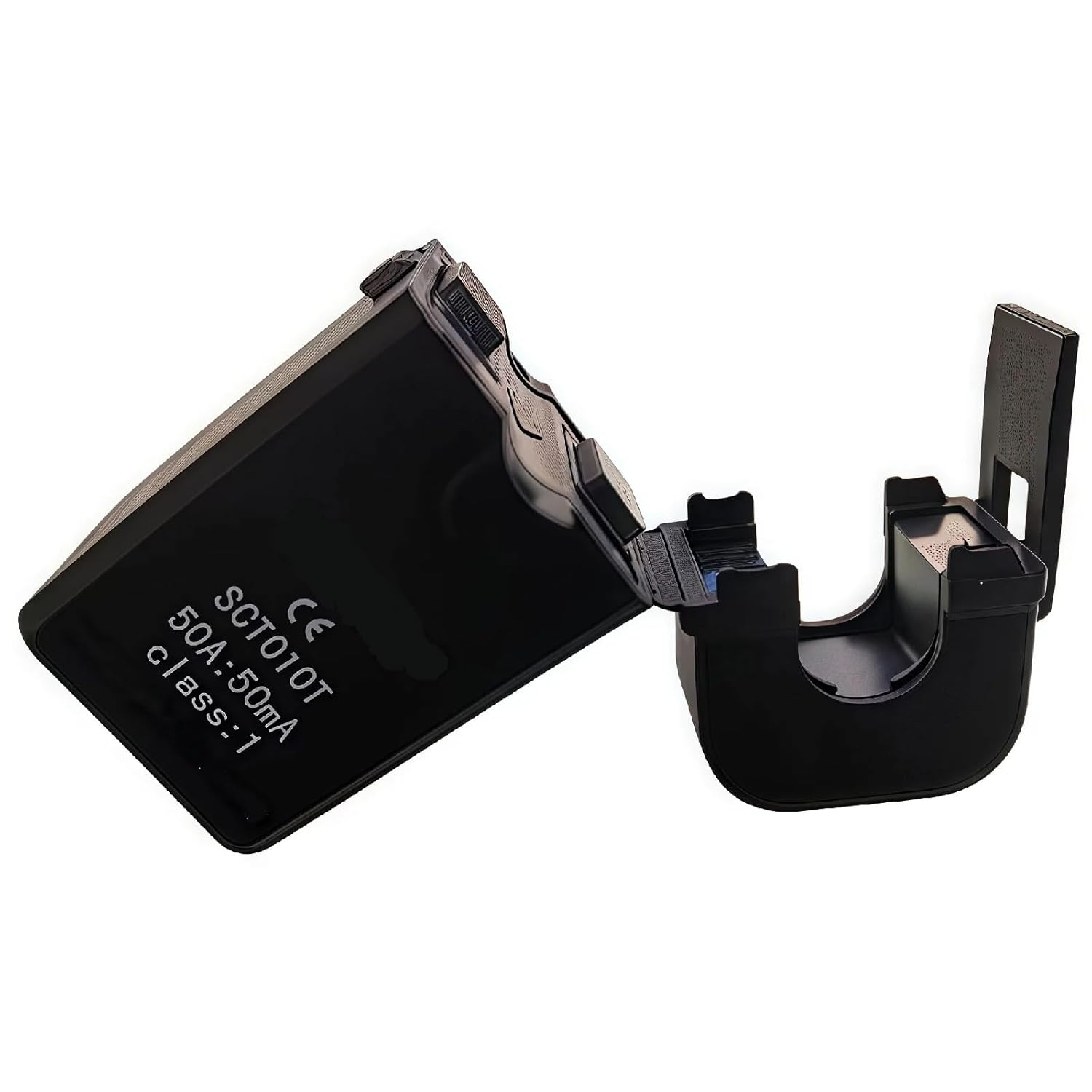 SCT010T Split Core Current Transformer, AC 20A/50A/60A/80A Input, Multiple Output Options, Class 1 Accuracy 0.5%, Black (20A-10mA Acc 0.5)