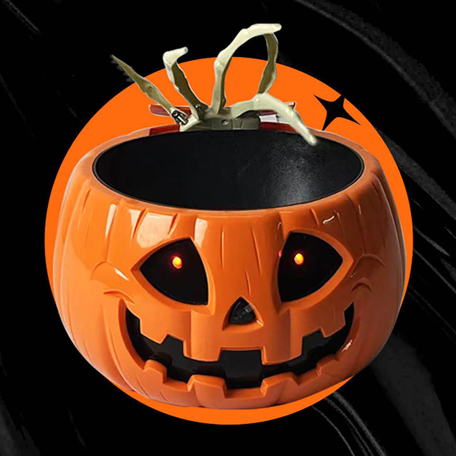 Qivine Bonbon Bol Halloween Avec Musique Effrayantes