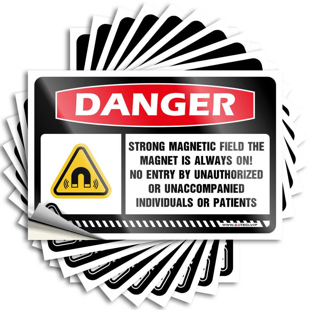 Fzfn Colour Danger No Entry By Unauthorized Or Unaccompanied Individuals Or Patients Fun Tiki Decorations - Quote Garage Removable Vinyl Decal(8X12cm)