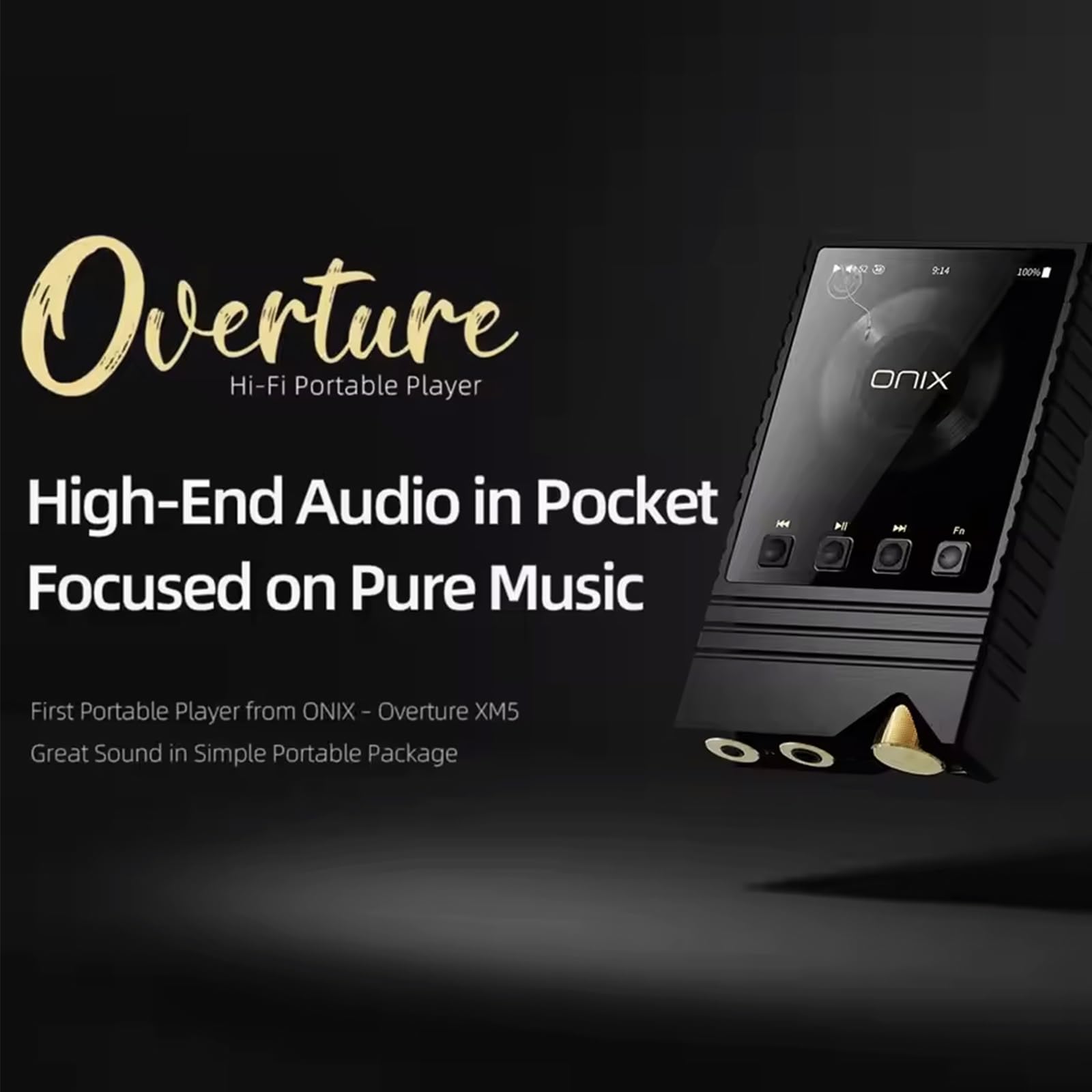 ONIX OVERTURE XM5 ポータブル音楽プレーヤー Amazon.com: SHANLING Onix Overture XM5 Pure Music Player,HiFi