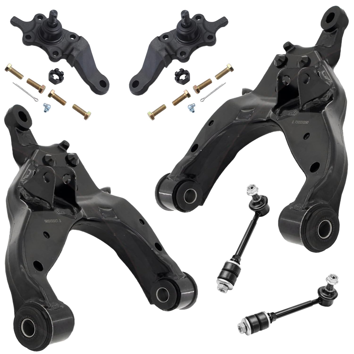 Detroit Axle Front 6pc End Control Arms Kit