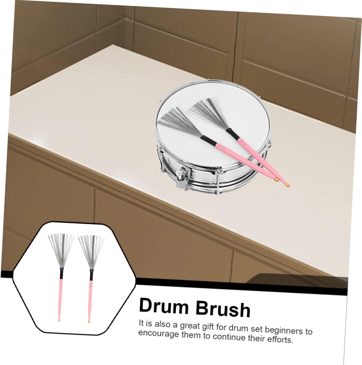 Drumsticks Maple Drum Brush Drumsticks Mallets Jazz Percussion Instruments for Drums