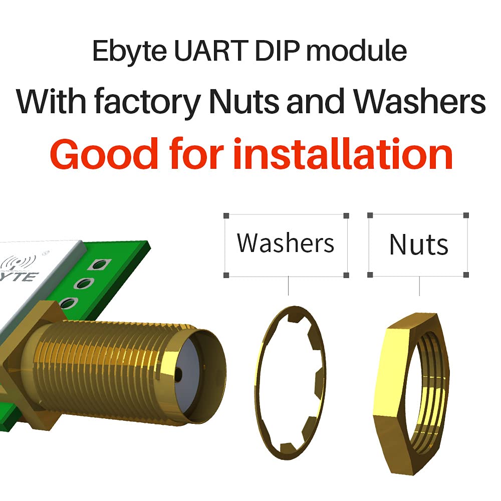 EBYTE E32-170T30D LoRa Module with Nuts and Washers