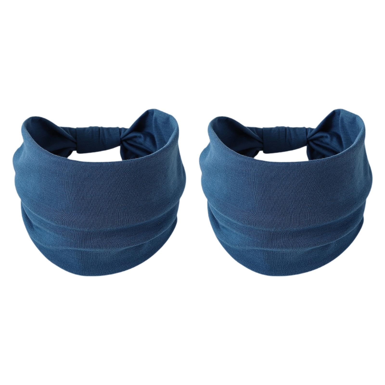 2Pcs Outdoor Headband Comfortable Hair Band Wrap for Running Workout Fitness Blue|Clothing, Shoes & Accessories | Womens Accessories | Hair Accessories-image-9