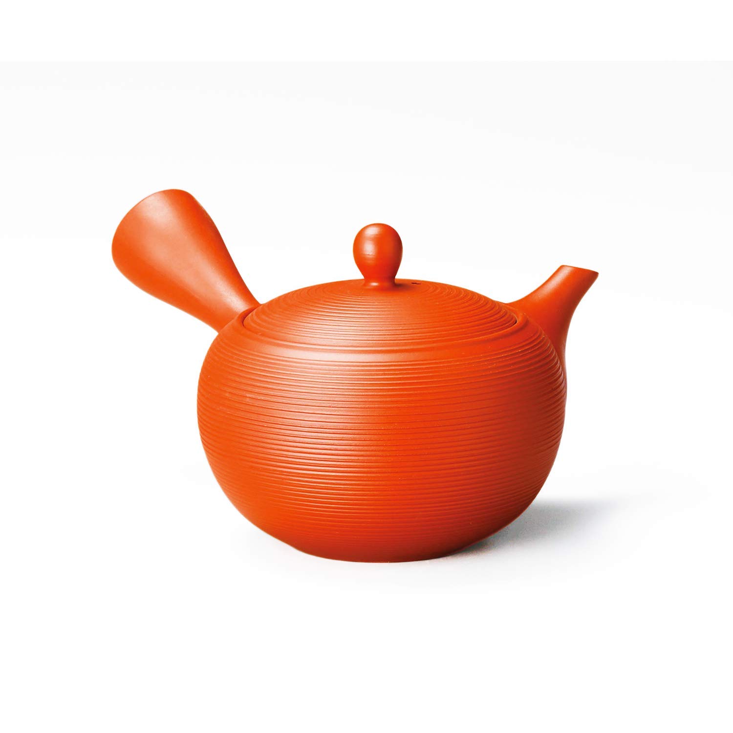 Yamakiikai M204 Fusen Red Mud Round Line Tier, Teekanne, braun, 350 ml