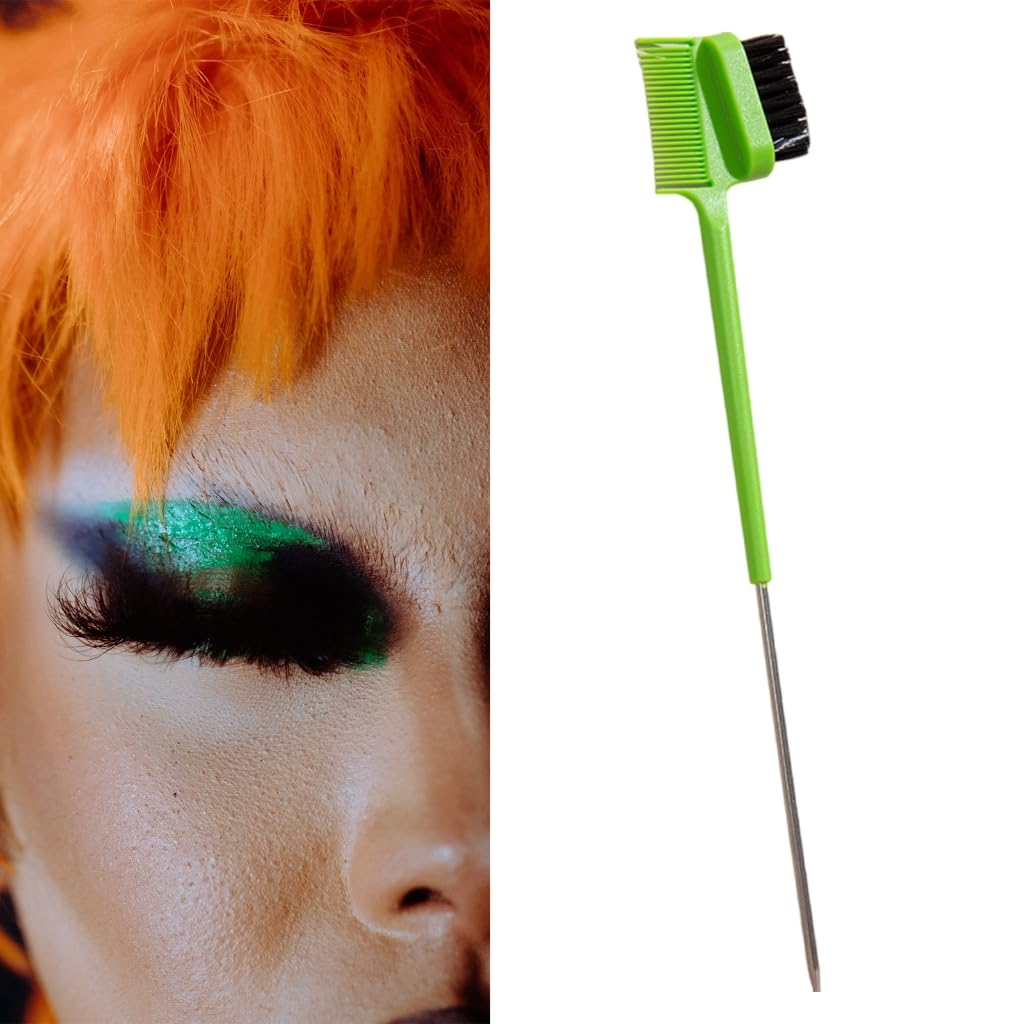 Hair Brush with Tail Comb Double Sided Control Hair Comb Hair Brush Comb Styling Hair Eyebrow Brushes
