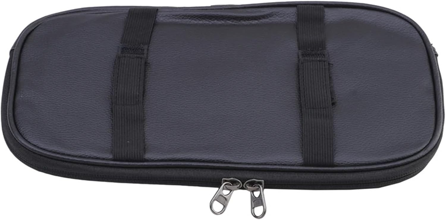 Car Organizer Car Sun Visor Organizer Multi-Pocket Zipper Truck SUV Storage Pouch Bills Pen Card Glasses Holder Car Accessories Gadget Tidy(Blue)