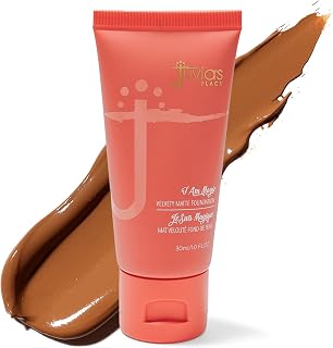Juvia's Place I Am Magic Velvety Matte Liquid Foundation 340 - Kampala - Dark Tan w/Golden Undertone, Makeup Foundation Full Coverage, Lightweight, Long Wear, Velvety Matte Finish