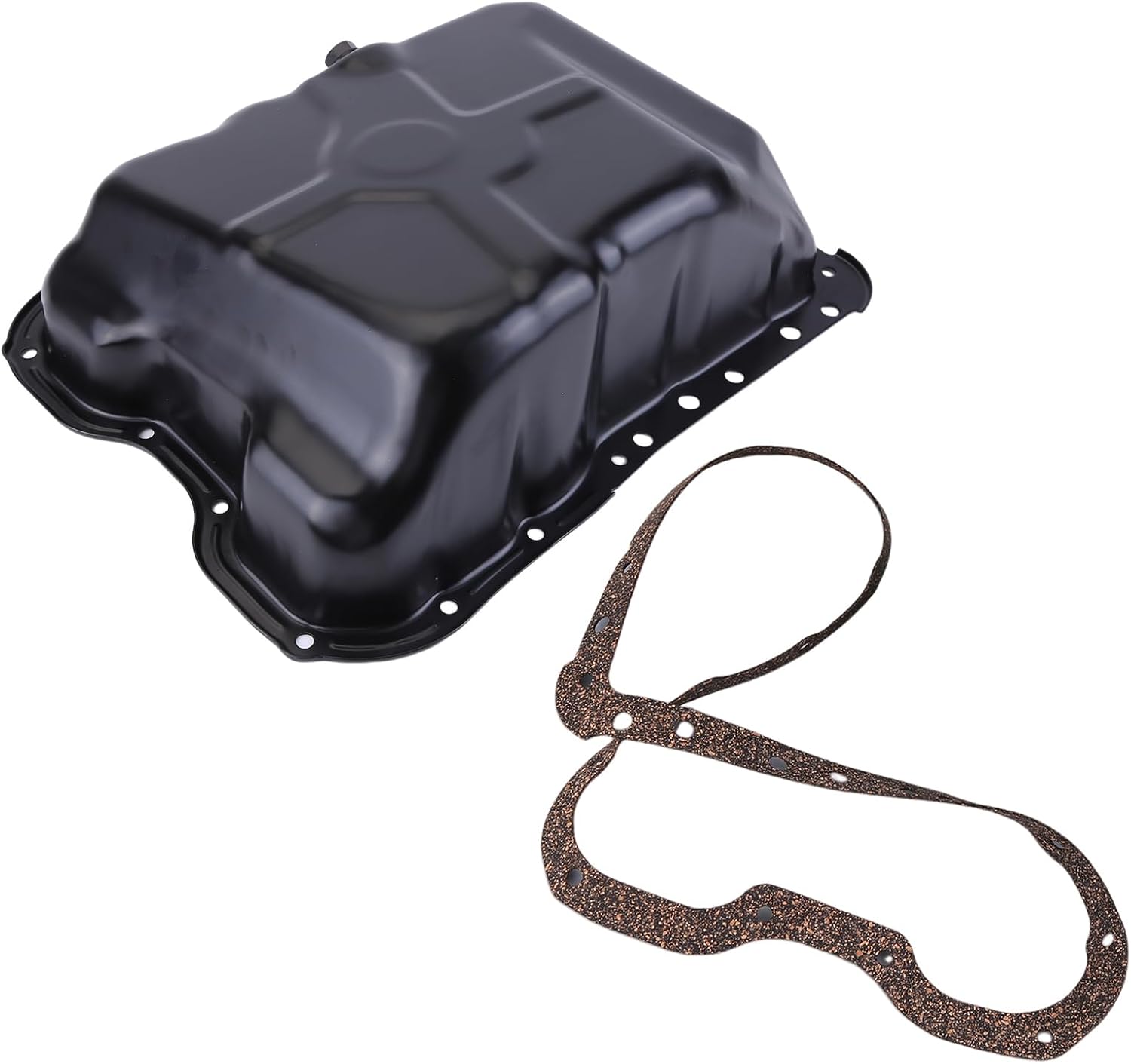 264361 Engine Oil Pan with Gasket Compatible for Dodge Journey 2009-2020 2.4L, for Compass Patriot 2007-2017, for Chrysler 200 2010-2014 Engine Oil Pan with Drain Plug 103351, 14411649, 501544