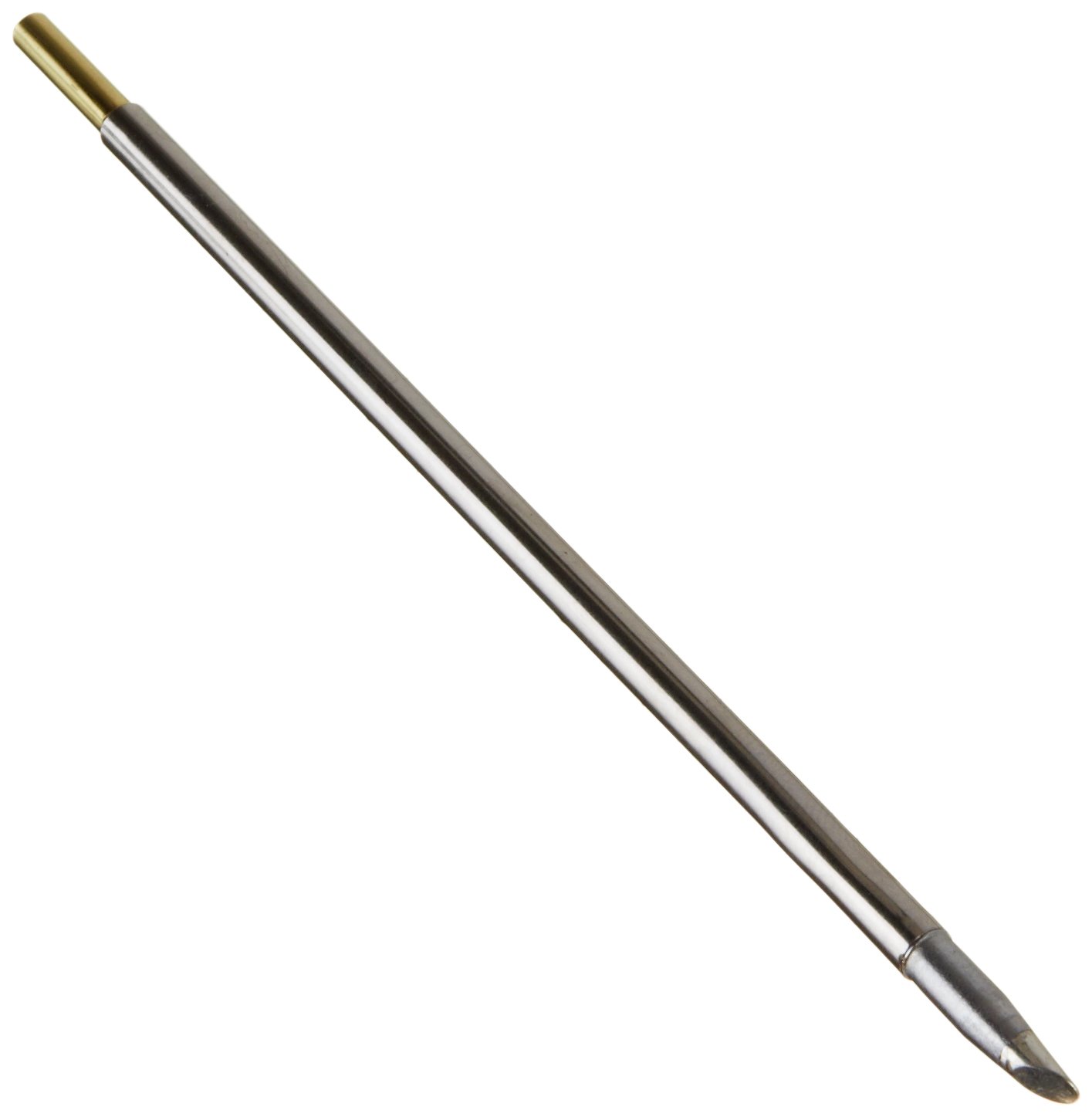 Metcal SMTC-1147 Series SMTC Hand Soldering Rework Cartridge for Most Standard Application, 412°C Maximum Tip Temperature, Hoof 60° Long Reach, 3.3mm Tip Size, 17.78mm Tip Length