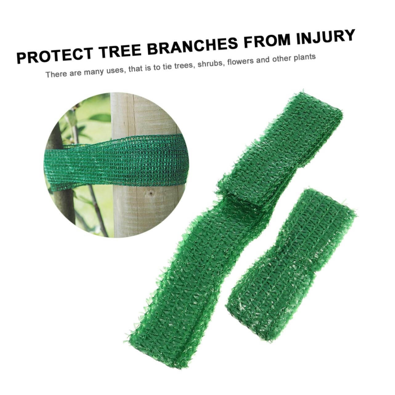 Tofficu 3 Ensembles Supports De Jardinage Et Matériel De Tuteurage pour Plantes Sangles PE pour Fixation Arbres pour Fleurs Et Arbustes 15 Pièces*3