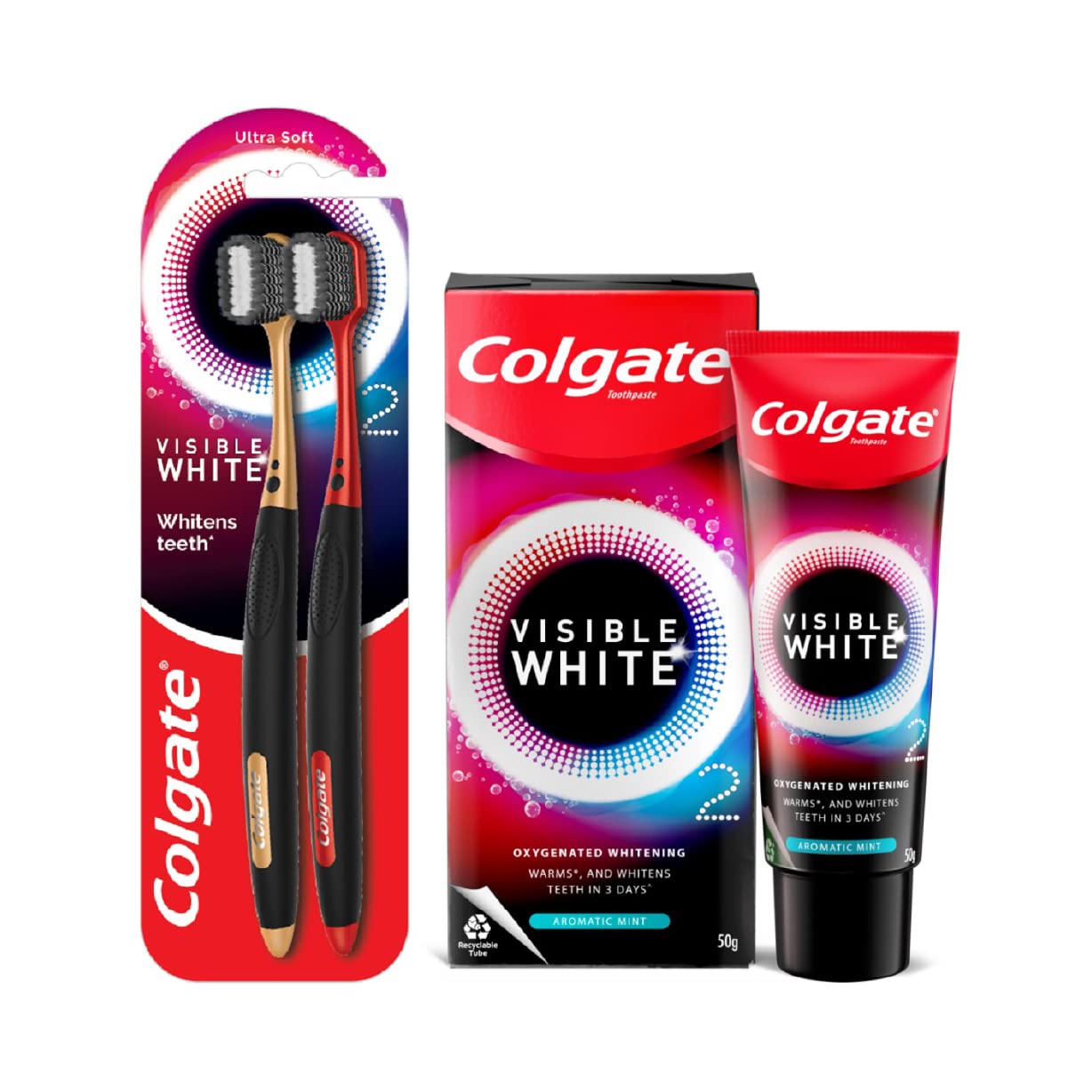 Buy Colgate Visible White O2 Teeth Whitening Toothpaste Aromatic Mint