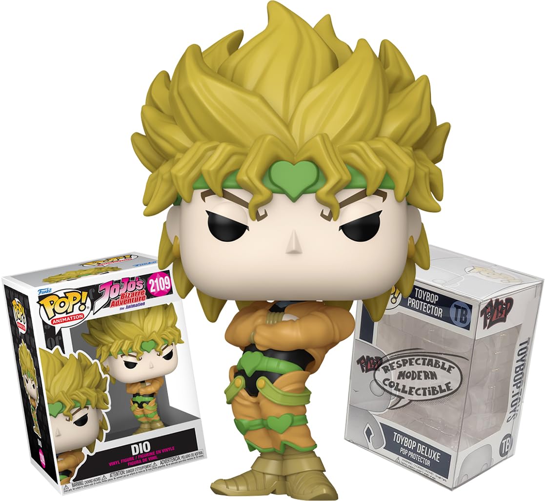 Amazon.com: Funko JoJo's Bizarre Adventure DIO + ToyBop Protector