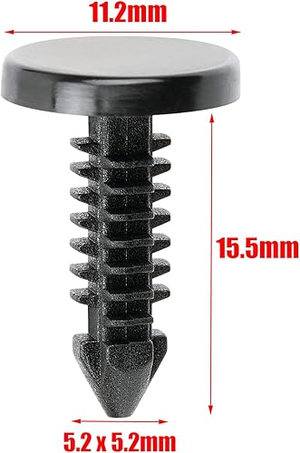 Miniatura 2 de OAUTOO 50 clips de retención de burletes para GM 20413107, Ford 388246S, AMC 4006516