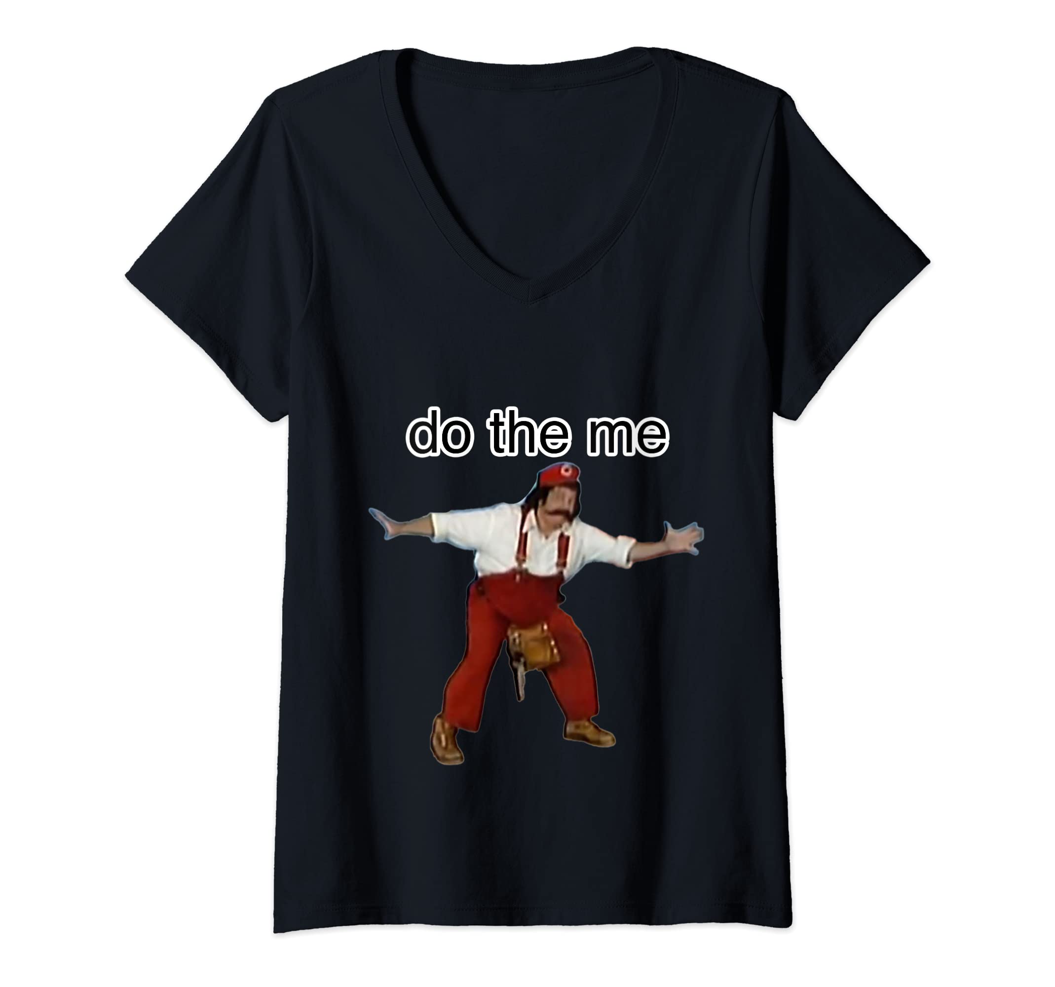 Womens Overall Dancer V-Neck T-Shirt