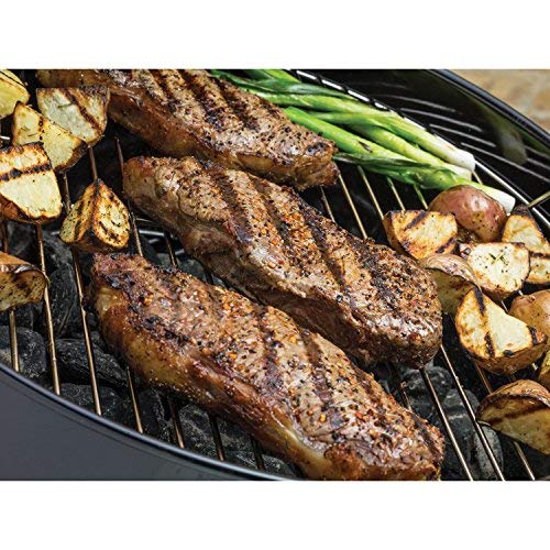 Weber 22-Inch Round Hinged Cooking Grate – Stainless Steel Replacement for Weber Charcoal Grills with Flip‑Up Sides, Easy Charcoal Access by Weber - Used condition - Image 5