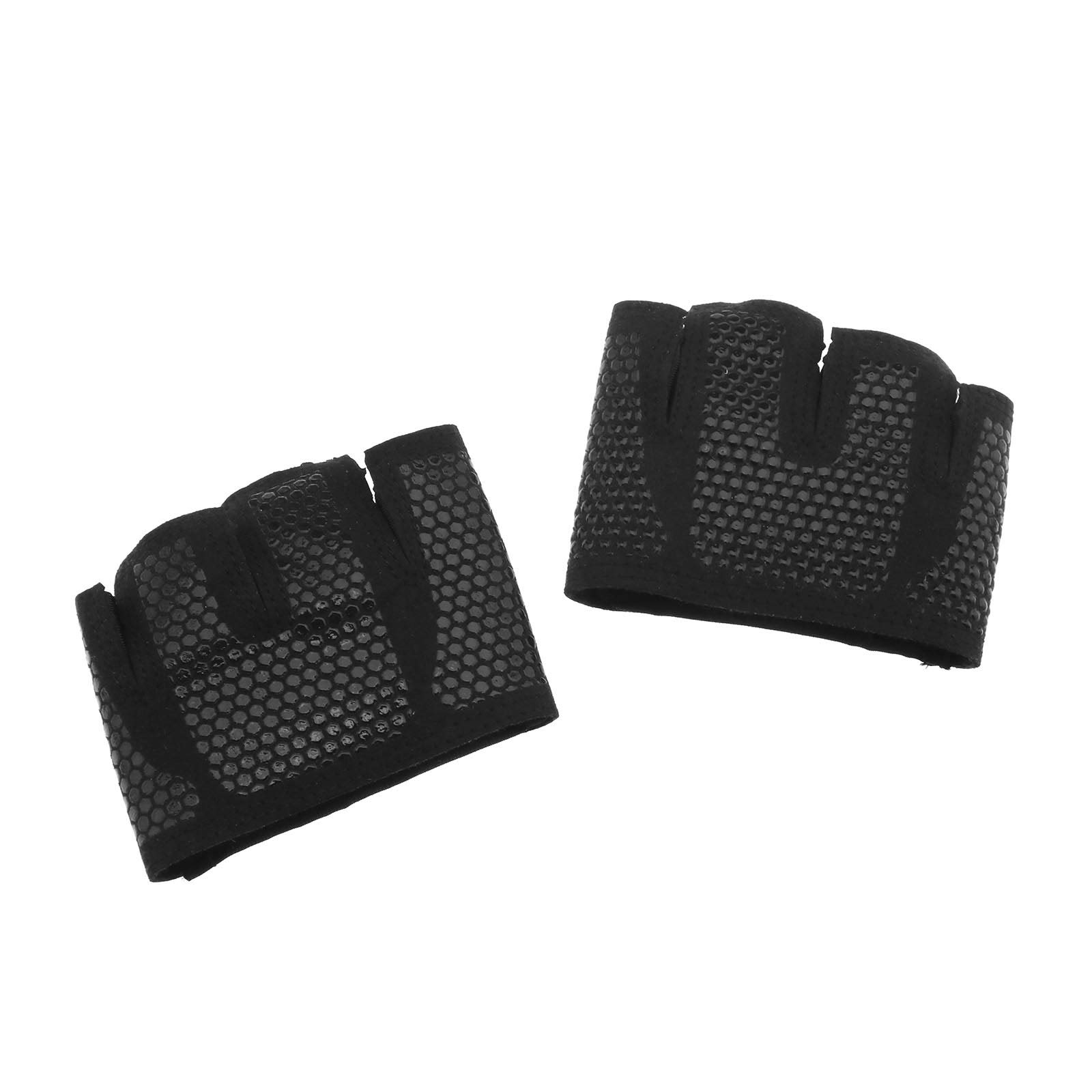 Ototec Unisex Black M Half Four Finger Gloves For Workout Weight Lifting Strength Training Cycling Barbell