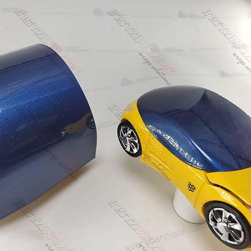 Miniatura 2 de Avery SW900-653-M - Película de vinilo suprema brillante para automóvil, 5 x 1 pie (5 pies cuadrados), color azul oscuro metálico