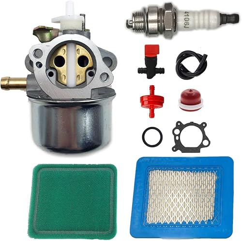 Filtro de aire de carburador compatible con Excell DeVilbiss VR2500 EXVRB2321 EXWGC2121 2121 2321 2100 2300 PSI Lavadora a presión con motor B&S de