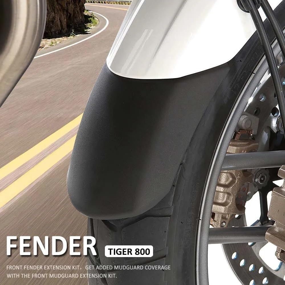 Parafango motocicletta Moto Parafango Anteriore Parafango Posteriore Extender Estensione Per Per Tiger 800 XC ABS 2016 2015 2014 2013 2012 2011