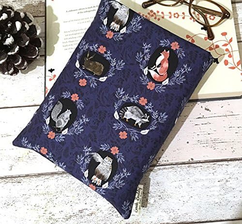 Forest Book Buddy - Protective Foxtail Book Sleeve, 4 Sizes, Paperback/Hardback Pouch