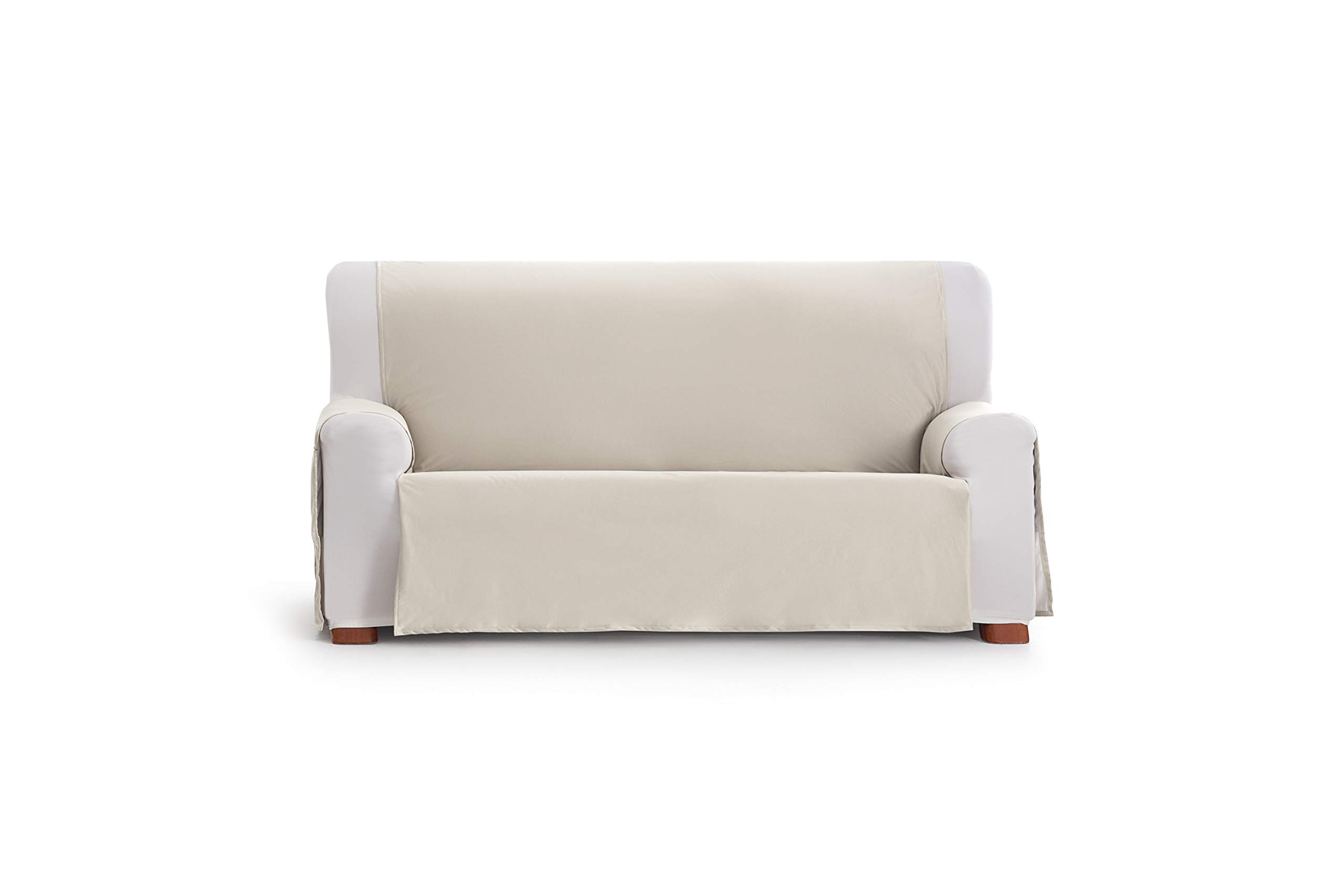 Eysa Waterproof and breathable sofa cover Somme Protect 2 seaters colour 01/ecru