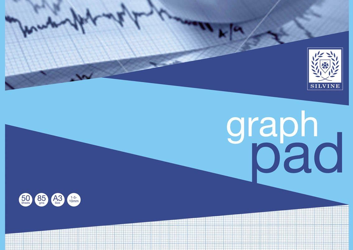 A3 Dual Grid Graph Pad - A3 - Dual Grid by Silvine
