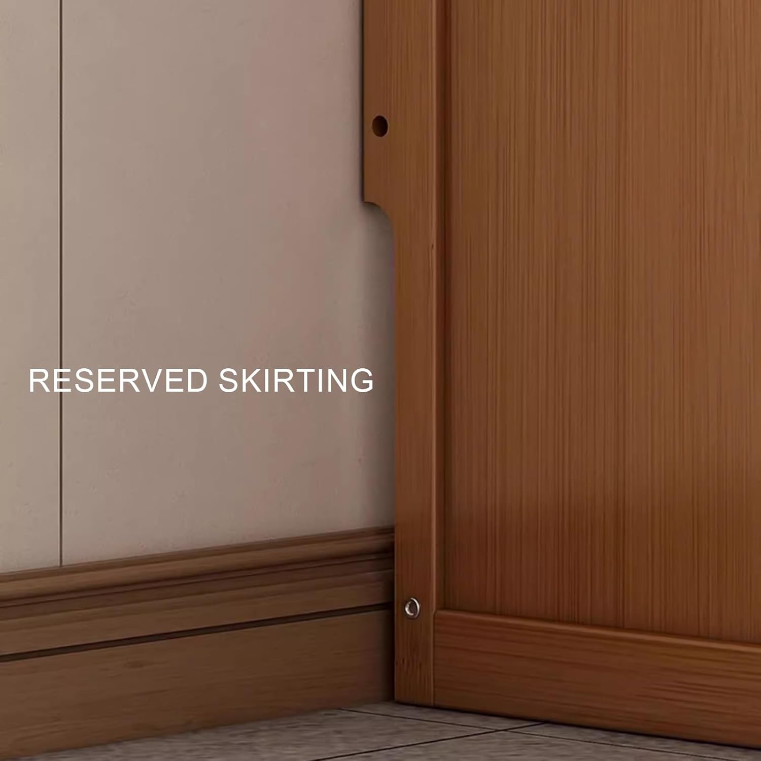 Adjustable Router Organizer Cabinet with Magnetic Doors, Thickened Bamboo Board, Home Use, Assembly Required, Black, 59x25x82cm - Perfect for Cable Management and Storage.