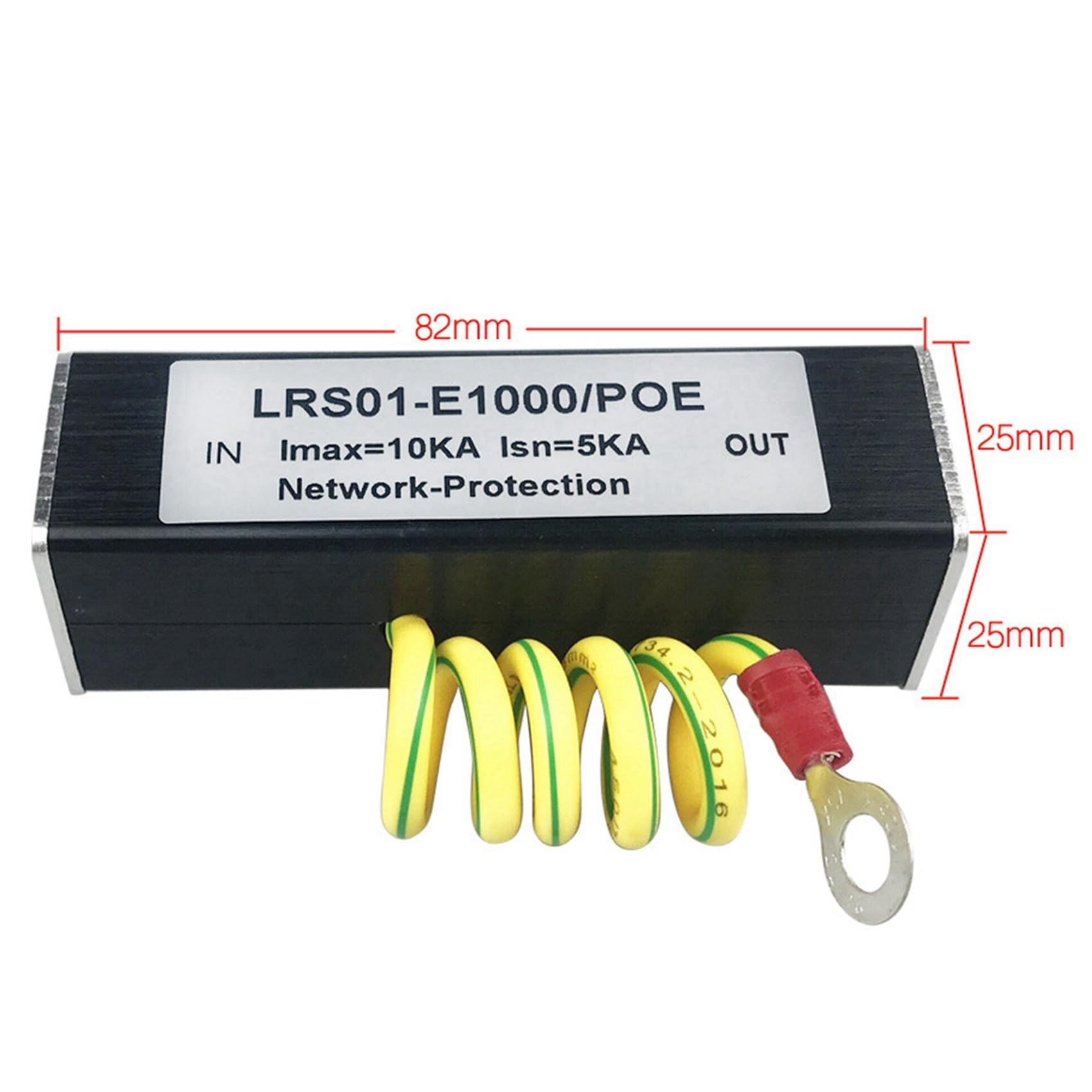 10X 100/1000M POE IP kamera sieciowa przełącznik POE RJ45 i POE ochrona przeciwprzepięciowa urządzenie ochronne SPD 1000M