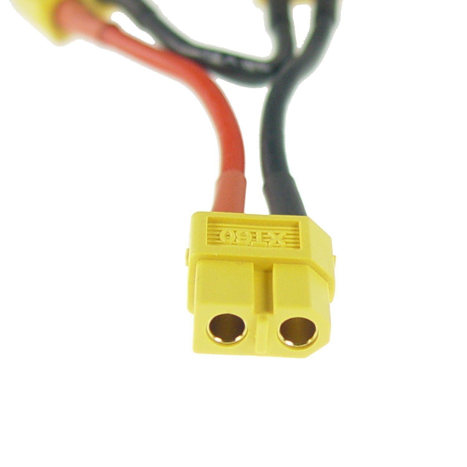 YUNIQUE Câble Adaptateur XT60 Série 2 Lipo – Double Tension Pour Drone & Modélisme RC, 4 Paires Connecteurs M/F, Silicone