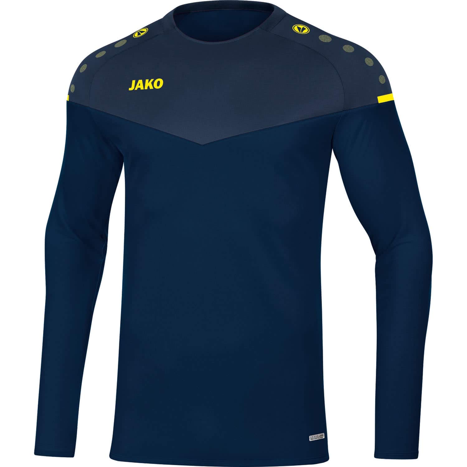 JAKO Men's Champ 2.0 Sweat, Navy/Dark Blue/Neon Yellow, XXL