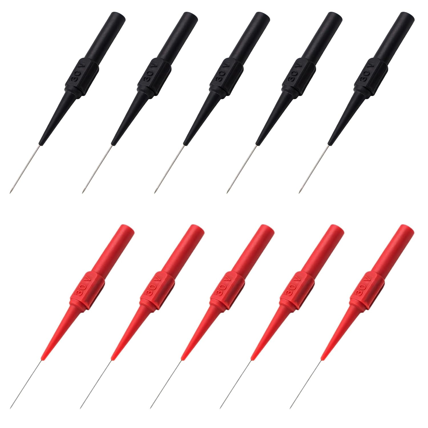 10 Pieces Test Back Probe Pin,Multimeter Test Leads Power Back Probe Pin 0.7mm Wire Piercing Electrical Insulation Non-Destructive Stainless Steel Pin Multimeter Probes Car for Automotive Tester Kit 10 Pieces Test Back Probe Pin,Multimeter Test Leads Power Back Probe Pin 0.7mm Wire Piercing Electrical Insulation Non-Destructive Stainless Steel Pin Multimeter Probes Car for Automotive Tester Kit