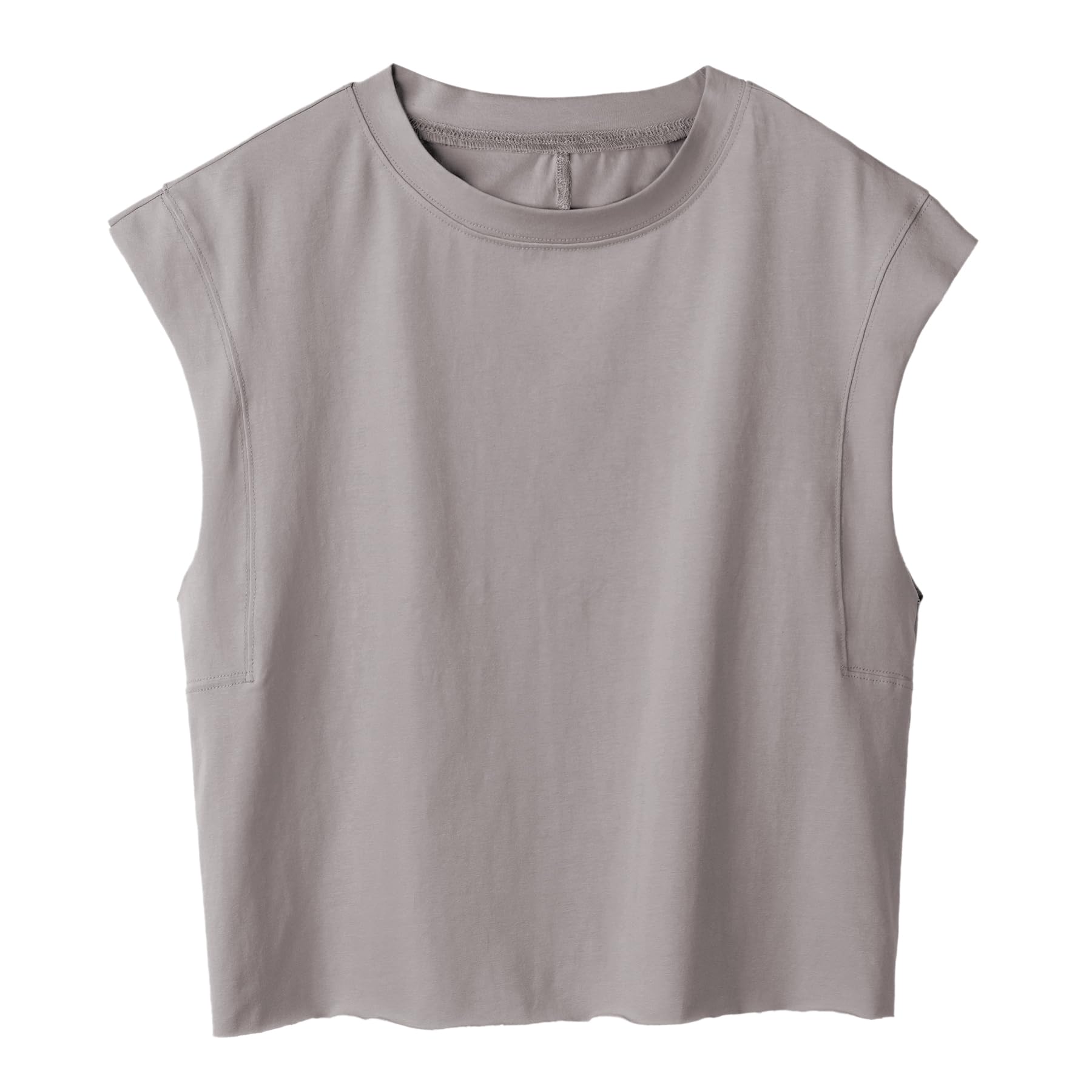 Ainangua Oversized Tank Top for Women Sleeveless Athletic Cropped Activewear Workout Yoga Gym Tops