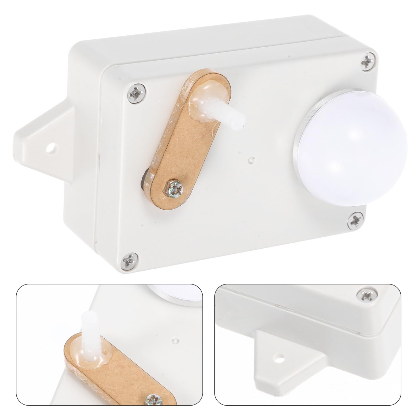 FOYTOKI Crank Generator for Busy Board DIY Educational Tool Boys and Girls Hand Crank Power Toy Busy Board Supplies