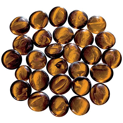 GLOREX Glasnuggets 200 g, 20 mm, Glas, Braun, 4.5 x 6 x 12 cm, 1 Einheiten
