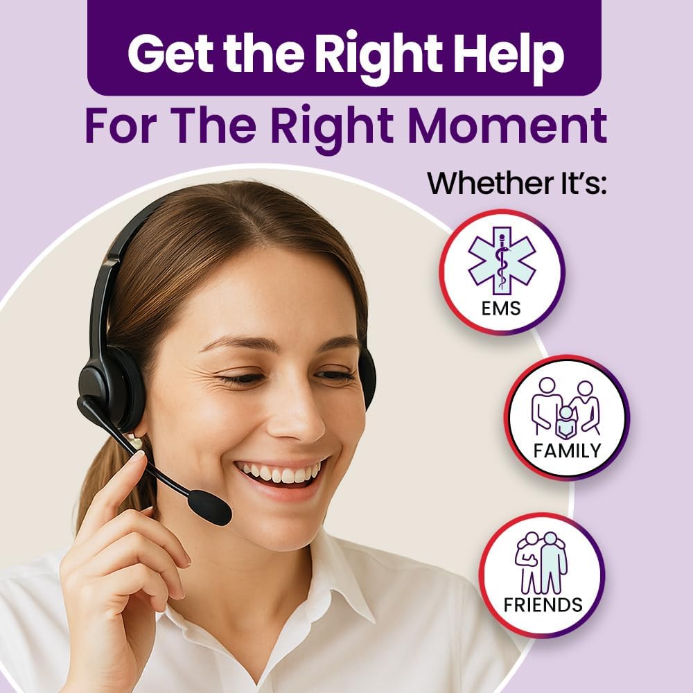 Medical Guardian MGMobile | Medical Alert Device for Seniors | Emergency Call Button, 24/7 Monitoring, Step Counter, GPS Tracking, Water-Resistant | Monthly Subscription Required | White - Image 9