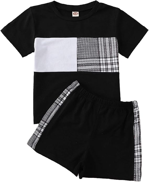 Toddler Baby Girl Boy Shorts Set Tie Dye Patchwork Short