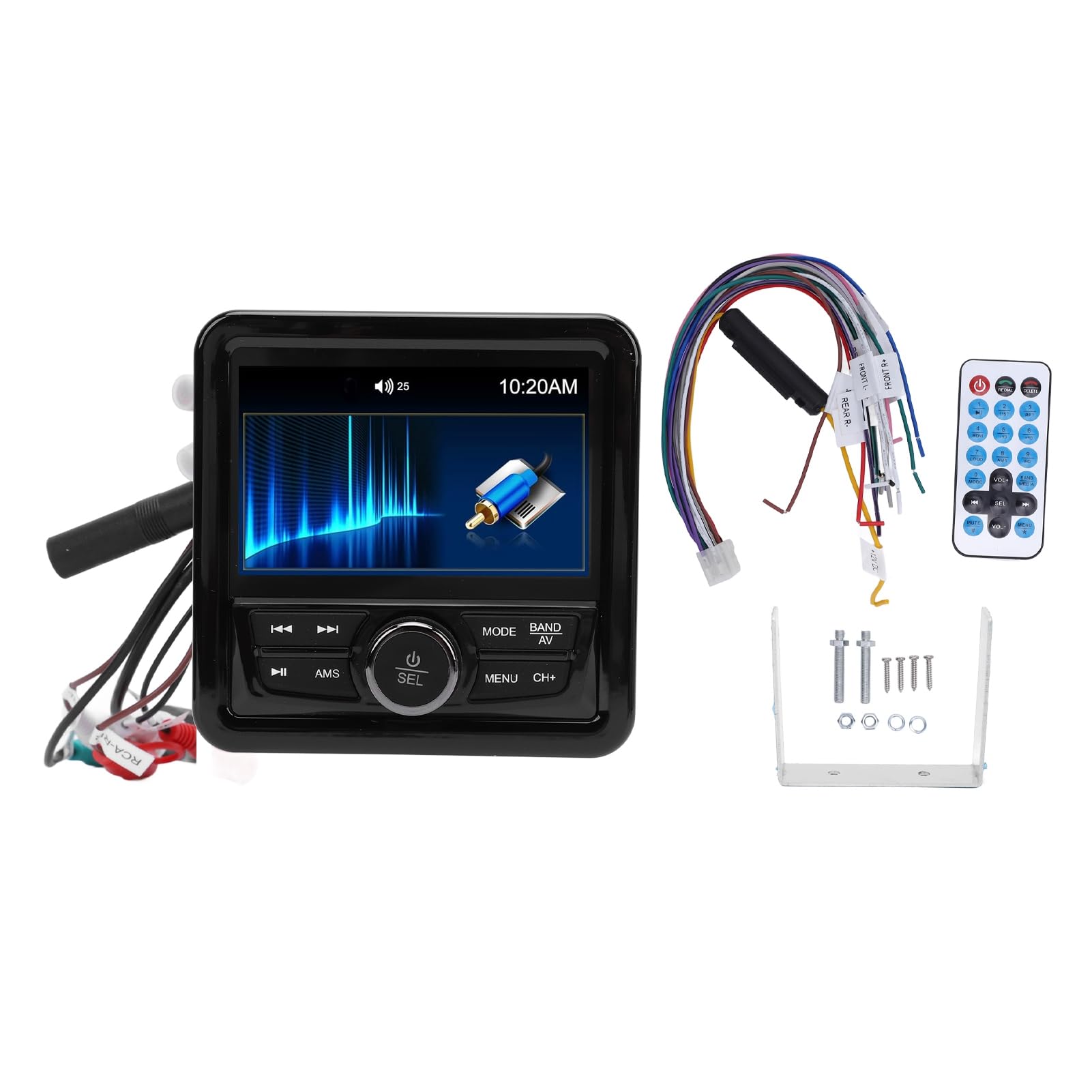Ricevitore Radio FM per Barche, Stereo Marino Impermeabile con Riproduzione USB, Audio Compatto per Barche, Camion e Navi Marittime