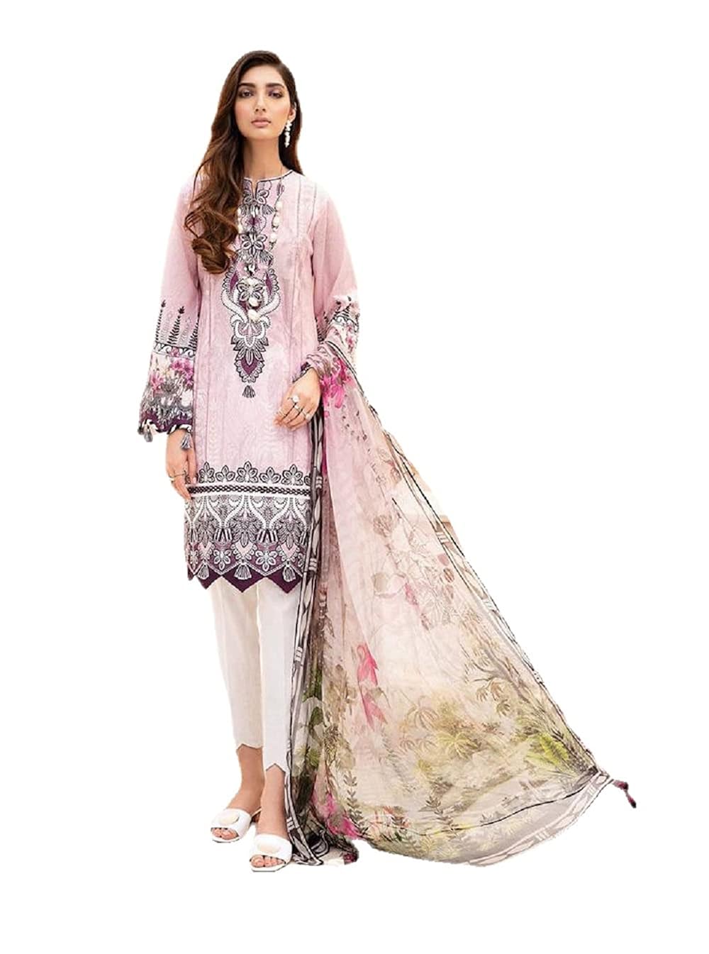 Buy D.S. FABRICS Womens Pakistani Suits 
