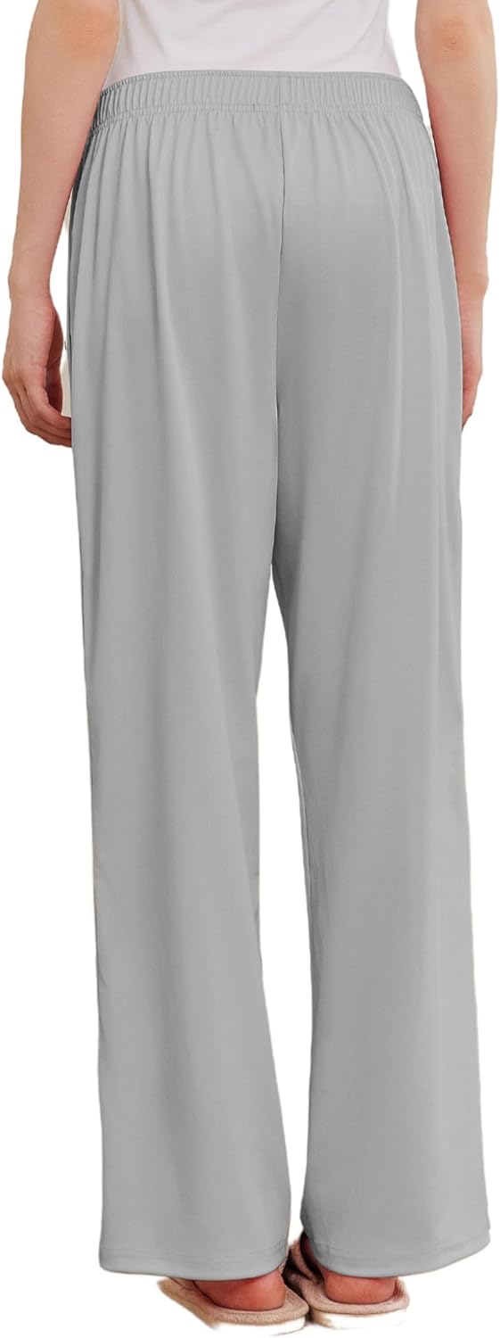 Deyeek Women's Tear Away Pants Side Split Snap Open Bottom Sweatpants Leg Breakaway Post Surgery Pants with Pockets - Image 2