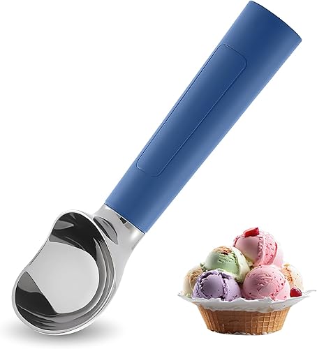 Miniatura 16 de Cuchara de helado con calefacción recargable, cuchara eléctrica para helado con pantalla LED, se calienta a 158 °F para helado duro, fácil para Negro