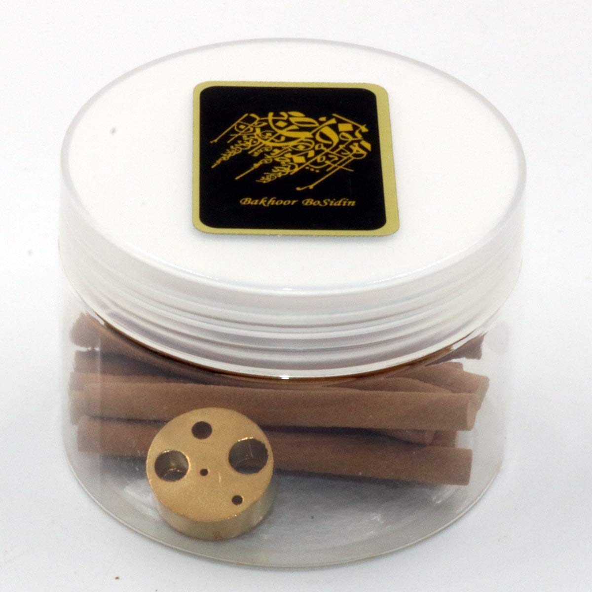 Bakhoor BoSidin Oud Incense Sticks 6mm Cambodian Agarwood with Brass