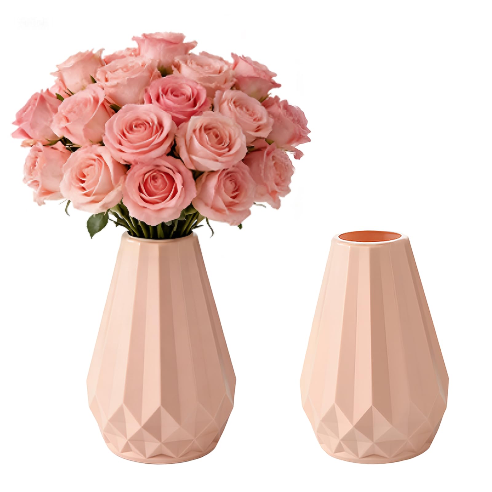 Vases en plastique pour fleurs incassables et légers pour votre salon
