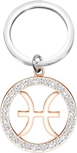 TGBJE Llavero de constelación del zodiaco, regalo del signo del zodiaco, regalo de contorno del zodiaco, horóscopo, constelación, celestial, llavero